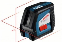Bosch GLL 2-50 Professional Self Leveling Crossline Laser