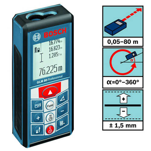 BOSCH Laser Range Finder GLM7000 Laser Distance Measure F/S from Japan 
